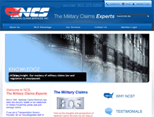 Tablet Screenshot of ncsclaims.com